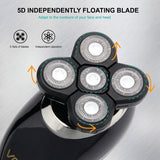 VGR 4in1 grooming electric shaver kit wet dry electric razor for men rechargeable USB beard shaving machine beard&amp;body trimmer