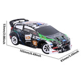 Wltoys K989 1/28 4WD Brushed RC Remote Control Rally Car RTR with Transmitter Explosion-proof Racing Car Drive Vehicle