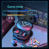 S400 TWS Wireless Earphones With Charging Box CVC8.0 Noise Reduction Gaming Earphone Waterproof  Sport Headphone With Microphone