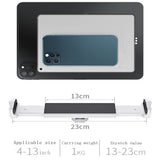 360 Degree Long Arm Tablet Stand Three Shaft Design Multi Angle Adjustable Tablet Support Desktop Aluminum Phone Clip Holder