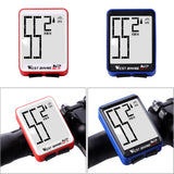 Waterproof Bike Computer with LCD Digital Display Bicycle Odometer Speedometer Cycling Wired Stopwatch Riding Accessories