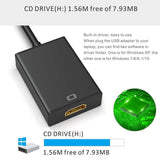 USB3.0 to HDMI-compatible Converter 1080P Full HD Video Audio Multi-Display External Adapter for Windows 7/8/10 PC Accessories