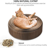Pet Cat Scratcher Lounge Bed Collapsible Folding Corrugated Paper Deform Cat Scratch Board For Cat Bed Mat Kitten Toy Pet Supply