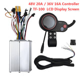 New Electric Scooter Aluminum Alloy Motor Brushless Controller With Waterproof LCD Display Control Panel 48V 20A Fast Ship