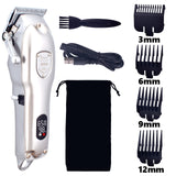 Electric Hair Clipper Rechargeable Low Noise Hair Trimmer Hair Cutting Machine Beard Shaver Trimer For Men Barber Hair Shaving