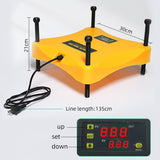 Chick Brooder Heating Plate Adjustable Height Chicken Coop Heater Temperature Controller Incubator 30 Watt Warm Up to 20 Chicks