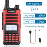 BaoFeng UV-13 PRO Powerful 999 Channel Walkie Talkie CB Radio Long Range Upgrade of UV-5R Portable Radio Hunt City USB Charger