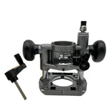 Precision Router Lift for 65mm Diameter Motors,Router Lift Table Base and Aluminum Router Table Insert Plate Workbenches Tools