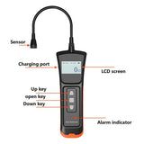 Industry and Home Natural Gas Detector Ch4 Gas Natural Gas Detector Alarm Leak Portable Gas Leak Detector with EU Plug