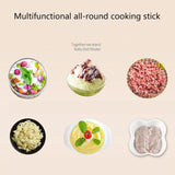 Electric Hand Blender Mixer w/ Blender Stick Egg Beater Grinding Cup Mixing Cup Meat Ground Cup for Baby Food Smoothies