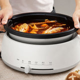 Split Type Multi-function Electric Hot Pot Household Electric Cooker Electric Skillet Hot Pot Pot 4-6 People Student MC-DY28P151
