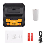 Portable BT Label Maker Wireless 80mm Thermal Receipt Printer BT Connection Compatible with iOS Android Adjustable Paper Widths