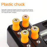Flat Table Jaw Bench Clamp Mini Universal 57mm Drill Press Vice Opening Parallel Craft Carving Tool Table Vise Sculpture