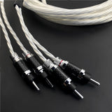 Nordost Odin 2 Silver Speaker Cable Carbon Fiber Banana Plug HiFi Audio Line