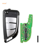 RIOOAK New Arrival  5pcs/lot Xhorse VVDI2 XKKF21EN VVDI KNIFE 2 Style(Flip-3BTN) for VVDI MINI Key Tool VVDI2  locksmith tools