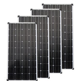 Glass Solar Panel 300W 400W Aluminum Frame 30MM Thickness 1165mm*550mm Solar Panel 12V 100W Battery Charge For Boat /Car/Home