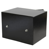 New Arrival Professional and Durable Strong Iron Steel Key Operated Security Money Cash Safe Box For Home Office Jewelry Black