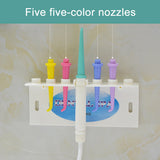 Faucet Water Jet Dental Flosser Oral Irrigator Floss Tooth Cleaner Nozzle Household Teeth Device Without Electricity and Noise
