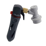 Ball Lock CO2 Cartridge Keg Charger Portable Homebrew Kegging Draft Beer Dispensing Soda Making Portable CO2 Keg Charger