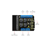 Keyestudio BBC Micro bit Relay Breakout Board for micro bit