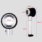 TOP Handheld 45X Folding Linen Tester Metal Magnifiers Cloth Thread Counter Magnifier Magnifying Glass with Light Calibration
