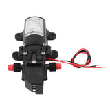 Electric Car Wash Mini Diaphragm Water Pump DC 12V 72W 130PSI 6L/Min Water High Pressure Diaphragm Self Priming Pump