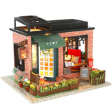 DIY Doll House Miniature Dollhouse With Furnitures Wooden House Miniaturas Toys For Children New Year Christmas Gift C&M
