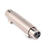 2pcs Microphone Connector 3-Pin XLR Female To Female Audio Microphone Adapter Connectors 3-Pin XLR Female To Female Adapters