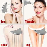 5pcs/set Stainless Steel Body Guasha Back Massage Muscle Scraper Physical Therapy Fascia Knife Release Physiotherapy Health Care