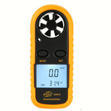 Digital Anemometer 0-30m/s Wind Speed Meter -10 ~ 45C Temperature Tester Anemometro with LCD Backlight Display
