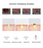 Betime Blackhead Remover Vacuum Suction Face Skin Protection Pore Cleansing Device Hot Cold Facial Black Head Cleaner Machine
