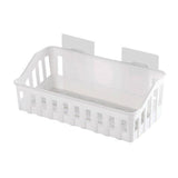 Bathroom Shelf 26*10*6cm Adhesive Storage Rack Hooks Kitchen Home Decoration Corner Shower Shelf Rack Storage Rack Accessories