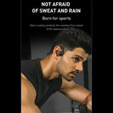Bone Conduction Wireless Headphones BT5.3 Sport Earphone Outdoor Sports Headset Waterproof Hands-free with Microphone