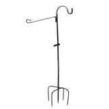 Hanging Plants Iron Yard Flag Pole Shepherd Hook Ground Stake Outdoor Backyard Hardware Lantern Home For Garden Detachable Porch