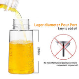 210ml Oil Bottle Kitchen Olive Oil Spray Bottle Cooking Baking Vinegar Mist Sprayer Barbecue Spray Bottle for BBQ Picnic Tools