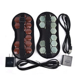 1PCS Physical Therapy Nature Jade Stone Germanium Tourmaline Sleep Office Use Face Eye Mask For Travel
