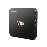 V88 Smart TV Set-Top Box Android 4K Quad-Core 2G 16G Wifi Media Player TV Box Home Theater