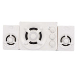 Computer Speaker 2.1 USB Powered Stereo Subwoofer Multimedia Wired Mini Speaker with RGB LED Light for PC Laptop MP3 Player