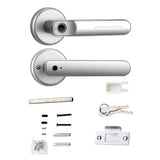 Hotel USB Rechargeable Anti Theft Fingerprint Door Lock Home Security Smart Biometric With Keys Entry Electronic Apartment