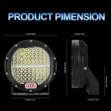 4x4 Truck Offroad 7Inch 300W Offroad LED Work Light Bar 105W 4WD ATV UTV SUV Round Spotlight Vehicle Car Work Lamp for 4WD