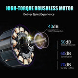 Massage Gun Deep Tissue Percussion Muscle Massager For Pain Relief 20 Speeds LCD Touch Display Fascia Gun Electric Body Massage