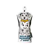 1PC Golf Headcover Cute Dalmatians Golf Club Head Cover for Driver Fairway Hybrid Clubs Leather Protector Wood Covers Number Tag