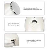 Electric Silicone Face Scrubber Deep Cleansing Skin Lifting Vibrating Face Scrubber Gentle for Trip