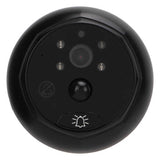 Digital Door Viewer Night Vision 4.5in LCD Display 6 Ringtones Automatic Recording Doorbell Peephole Viewer for Iron Wooden