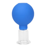 Rubber Head Glass Vacuum Cupping body Massager ventosa Suction Cups Glasses vacuum suction therapy cupping set cans for massage