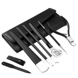 8Pcs/Set Stainless Steel Peeling Callus Pedicure Knife Professional Nail Clipper Set Pedicure Care Tool