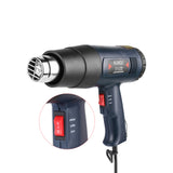 Digital Display Electric Hot Air Gun Temperature-controlled Building Hair dryer Heat gun Soldering Tools Adjustable+3Nozzle 220V