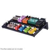 DB-3 Portable Guitar Effect Pedal Board Pedalboard Aluminum Alloy with Carrying Bag Pedals Mounting Tapes Guitar Accessories