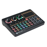 X6Mini External Live Sound Card Multifunctional Sound Mixer Board for Live Streaming Music Recording Karaoke Singing