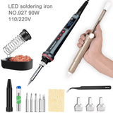 110V/220V 90W Digital Soldering Iron Soldering Iron Electric Soldeirng Iron welding Tools